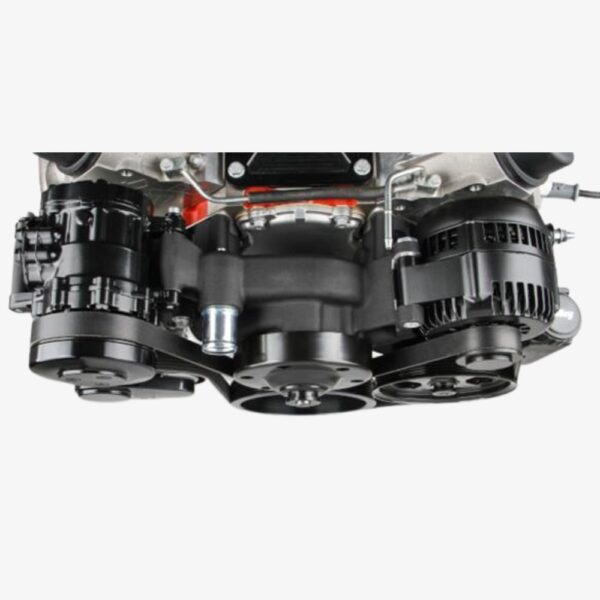 Holley Mid-Mount Complete Accessory Systems 20-185BK - Image 2